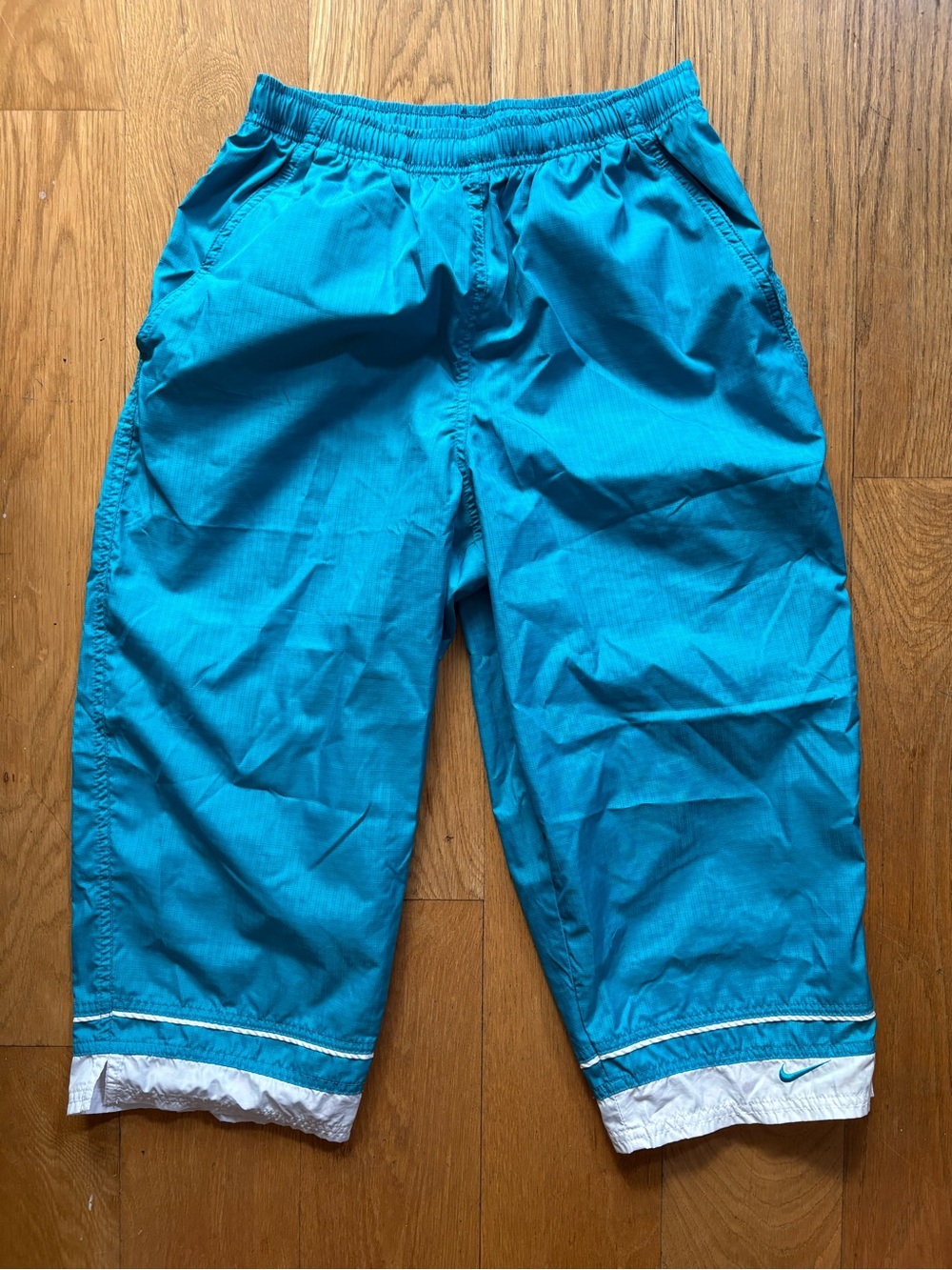 Nike Capri Track Pants Teal Size Small